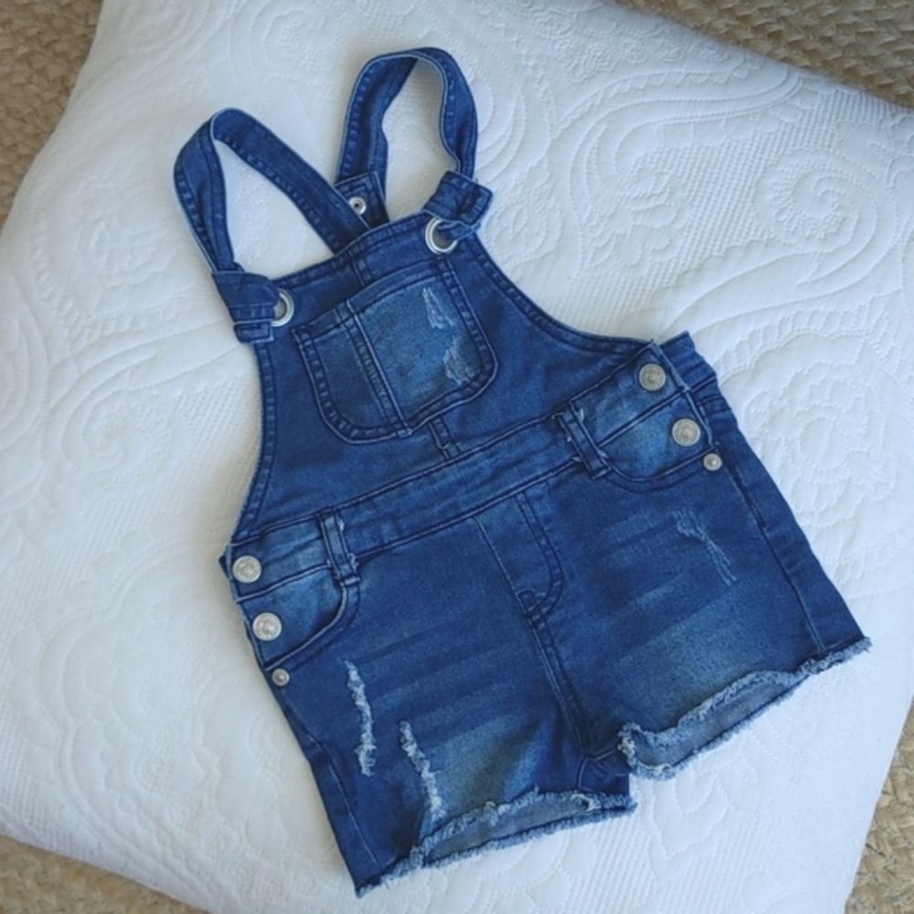 EUC Seven Jean Shortalls Size 24M